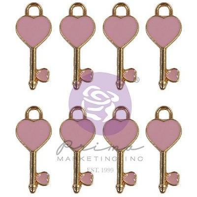 Prima Marketing Magic Love Charms - Heart Keys